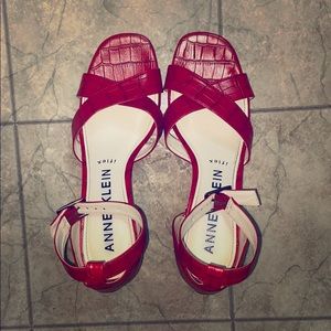 Red ANNE KLEIN Shoes